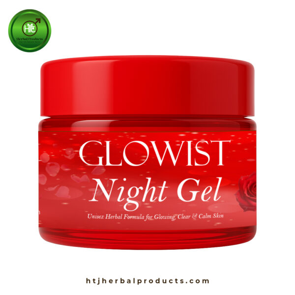 Glowist Herbal Night Gel – Skin Brightening & Anti-Pimple Formula (Unisex)