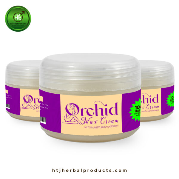 Orchid Wax Cream by HTJ – Herbal Hair Removal & Skin Brightening Formula - Image 4