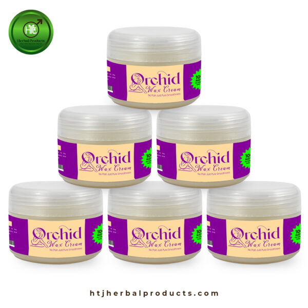 Orchid Wax Cream by HTJ – Herbal Hair Removal & Skin Brightening Formula - Image 3